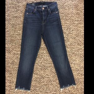 J Brand Maria High Rise Skinny Distressed Jeans